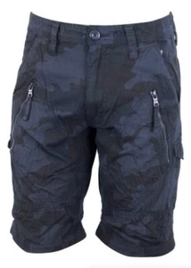 Armani Exchange AIX Utility Camouflage Zip Short, Navy, Size 30 BNWT $80 - Picture 1 of 8
