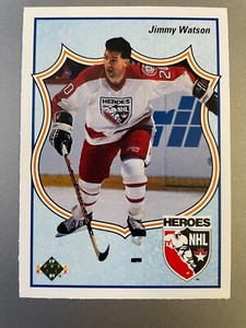 Jimmy WATSON 1991 Upper Deck Heroes NHL #514 Philadelphia Flyers