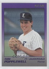 1989 Star Ft Lauderdale Yankees Tom Popplewell #19