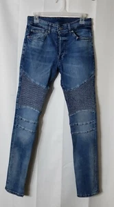 JEANS SKINNY FLY CON BOTTONI DIVISI TAGLIA 30 - Foto 1 di 9