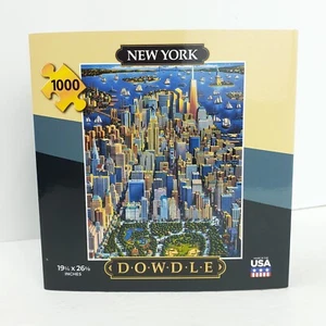 Dowdle New York Puzzle 1000 Teile Volkskunst Stadt Gebäude Park NEU - Bild 1 von 12