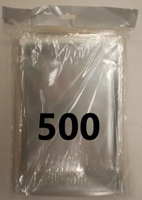 500 7mm Slim Slimline DVD Case Wraps Wrapping Sleeves Resealable High Quality - Image 1 of 2