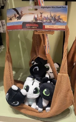 Universal Epic How Train Dragon Nightlights Mini Peluche Paquete de 3 Dardos Ruffrunner Foto 1 de 4