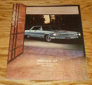 Folleto original de ventas Chrysler Imperial 1967 67 corona LeBaron - Imagen 1 de 2