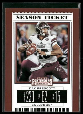 Dak Prescott 2019 Panini Contenders Draft Picks Collegiate #25 - Image 1 of 2