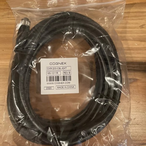 New Cognex CKR-200-CBL-EXT Power I/O Extension Cable 185-1011R Rev. B ...