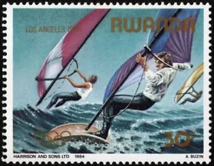 Rwanda - 1984 - 30c Wind Surfing Los Angeles Olympics Issue # 1192 Mint F-VF - Picture 1 of 1