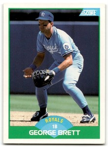 1989 Score George Brett Kansas City Royals #75