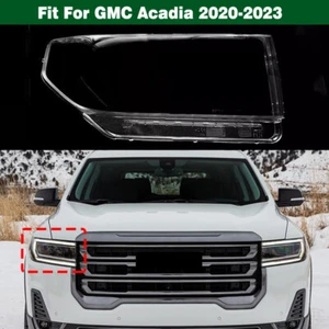 Right Headlight Lens Cover Housing Shell + Sealant Glue For GMC Acadia 2020-2023 - Picture 1 of 9