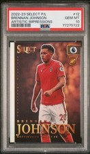 BRENNAN JOHNSON 2022 Panini Select Rookie Artistic Impressions Case Hit PSA 10