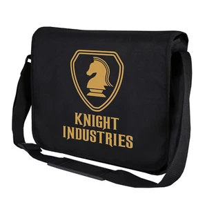 KNIGHT INDUSTRIES Rider Michael Hasselhoff Kitt 80s Umhängetasche Messenger Bag - Bild 1 von 3