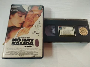 No Hay Output Kevin Costner Gene Hackman 1988 - VHS Tape Original Box Spanish - Picture 1 of 4