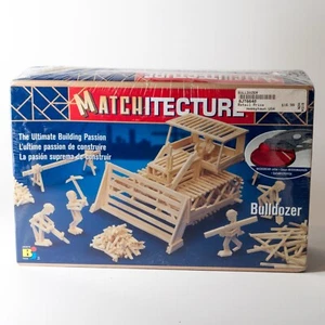 Matchitecture Bulldozer Matchstick Kit #6640 - New Sealed Box - Picture 1 of 4
