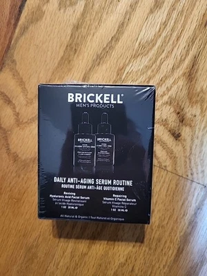 Brickell Herren Täglich Anti-Aging Tag & Nacht Serum Routine Natürlich AUTHENTISCH - Bild 1 von 3