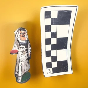 Vintage Cast Iron Nurse Figurine 3" Tall - Picture 1 of 2