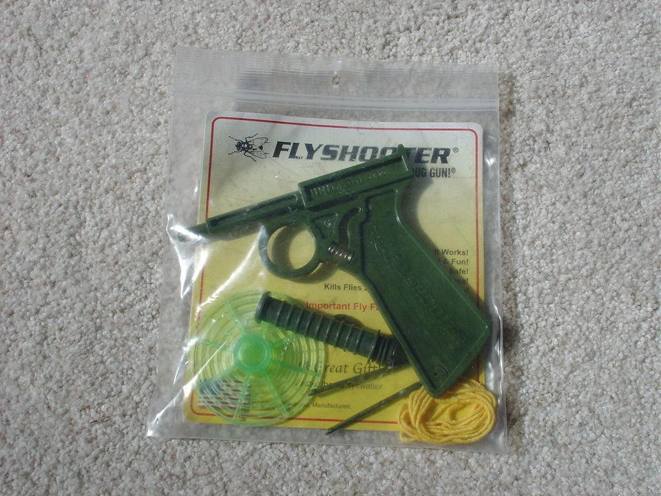 Vintage Flyshooter The Original Bug Gun by Martin Paul 1985 Fly Swatter D3