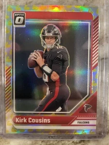 2024 Panini Donruss Optic Kirk Cousins #7 Flex Prizm /149 Atlanta Falcons - Foto 1 di 2