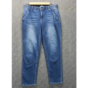 Democracy Ab Solution Womens Trouser Jeans Size 2 Straight Crop Style B215S4F8 - Picture 1 of 5