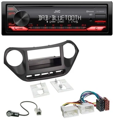 JVC Bluetooth USB DAB MP3 Autoradio für Hyundai i10 (ab 2013) - Bild 1 von 4