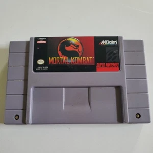 Mortal Kombat Nintendo SNES Super Nintendo Game Cartridge Only - Picture 1 of 8