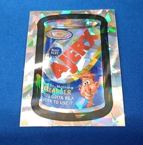 2014 Wacky Packages Chrome Series 1 "AJERX" #51 Atomic Refractor Card - Picture 1 of 1