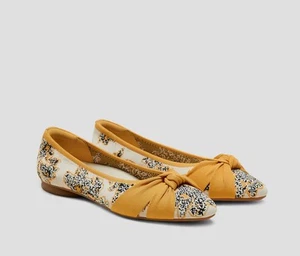 VIVAIA Ballerine Donna Annodate Punta Mandorla (Bibi) Avorio Zenzero Botaniche Tg:8,5 - Foto 1 di 8