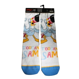 Odd Sox Kellogg's Froot Loops Tukan Sam Crew-Socken Größe 6-13 - Bild 1 von 2