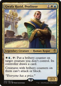 Gwafa Hazid, Profiteer #202 | Near Mint | Commander 2016 Magic MTG - Foto 1 di 1