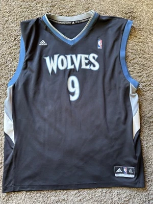 Adidas NBA Minnesota Timberwolves Ricky Rubio #9 Jersey - Image 1 of 4