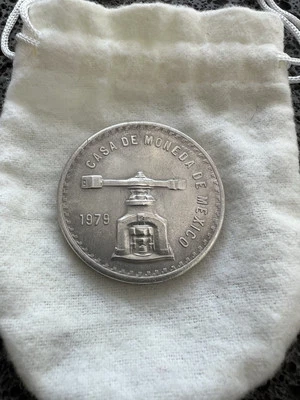 Moneda de plata Onza Troy 1979 - México. Plata 33,625 gm Foto 1 de 4