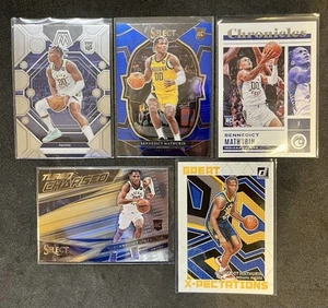 Lot (5) 2022-23 BENNEDICT MATHURIN Rookie RCs Select Mosaic Donruss Pacers - Bild 1 von 2