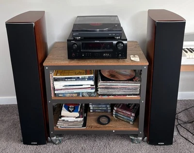 Par - Altavoz de pie Polk Audio RTI A7 gabinete cerezo - ¡En muy buena condición! Foto 1 de 4