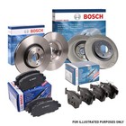 Front + Rear Brake Discs + Brake Pads Full Set Fits Land Rover Discovery Sport