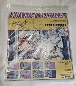 Graphic45 MAKE A SPLASH 8x8 PAPER PACK Scrapbooking (24) Fogli (8) Disegni - Foto 1 di 2