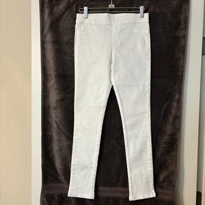 Vineyard Vines Pull-On Skinny Jeans, White, Girls Size 12 - Picture 1 of 14