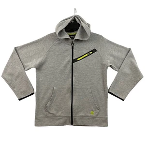 And1 Hoodie Youth Kids Size 2XL Gray Full Zip Embroidered Logo - Picture 1 of 14