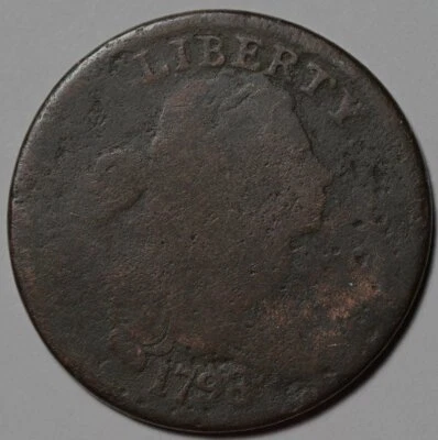 1798 Draped Bust Large Cent - US 1c Copper Coin - Image 1 of 4