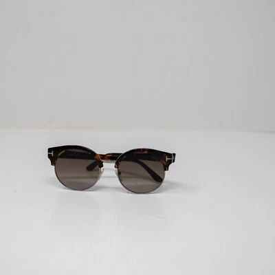Tom Ford Alissa Round Frame Acetate And Gold Tone Sunglasses Brown Tortoiseshell - Image 1 of 4