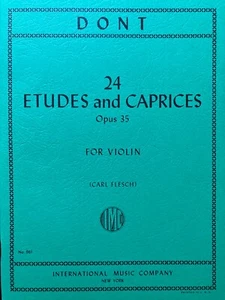 DONT - Estudios y Caprichos Op.35 para Violin (Flesch) (IMC # 961) - Picture 1 of 1