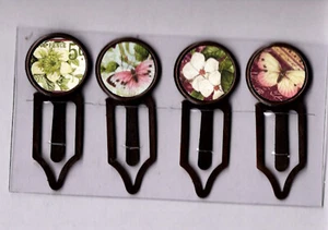 Graphic45 BLOOM #101 Antique Copper (4) Metal Clips HANDMADE - Picture 1 of 1