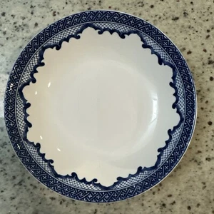 RALPH LAUREN MANDARIN BLUE ROUN 1pc SOUP BOWL 8.50” NAVY/WHT BRAND NEW BEAUTY - Picture 1 of 6