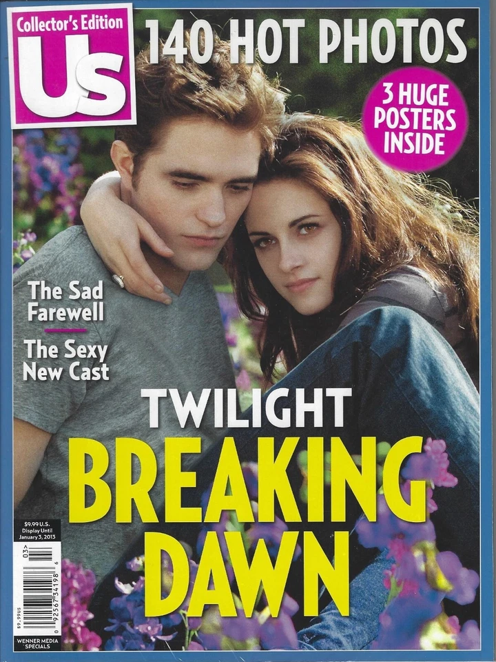 Kristen Stewart Robert Pattinson Twilight US Magazine 2013 👍 - Image 1 of 1