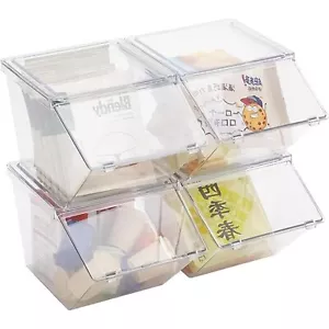 4 pack Coffee Pod Holder Tea Bag Organizer Large Capacity Stackable Coffee Ba... - Picture 1 of 7