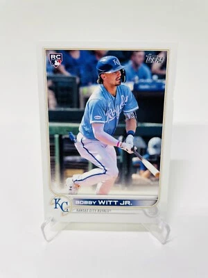 2022 Topps Series Two BOBBY WITT JR RC IMAGE VARIATION SHORT PRINT #660 - Royals - Image 1 of 2