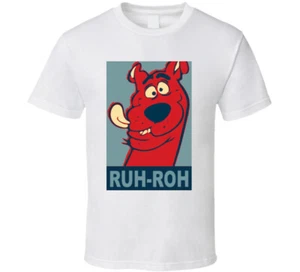 Scooby Doo Ruh Roh Funny Obama Parody T Shirt - Picture 1 of 2