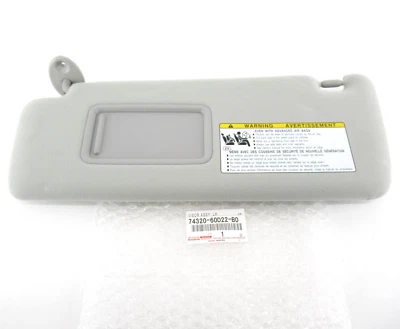 Genuine OEM Toyota Lexus 74320-60D22-B0 Driver LH Sun Visor W Mirror 10-19 GX460 - Image 1 of 3