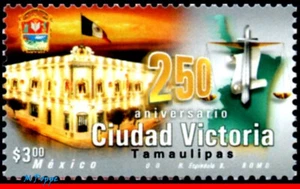 2207 MEXICO 2000 CIUDAD VICTORIA, 250 YEARS, ARCHITECTURE, MI# 2868, MNH - Picture 1 of 2