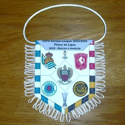 NICE (Europa League 2024/2025) - Fanion en tissu, neuf - Photo 1/2