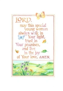 Congratulations Special Girl Confirmation Confirmed Flower Hallmark Card - Picture 1 of 3