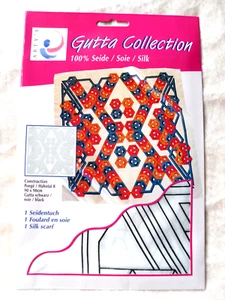 Gutta-Tuch "CONSTRUCTION" 90x90,Pongé 5 NEU & OVP - Bild 1 von 2